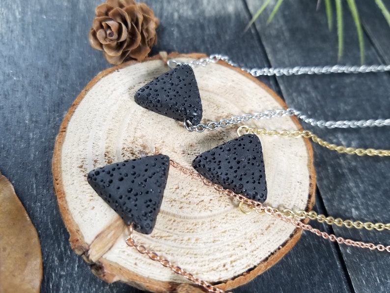Lava Stone Diffuser Necklace • Essential Oil Diffuser Necklace ...