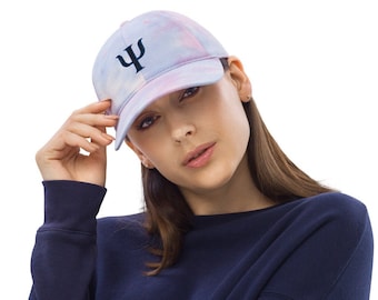 Psychology Psi Symbol Tie dye hat