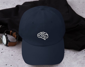 Brain Neuroscience Gift Embroidery Dad hat