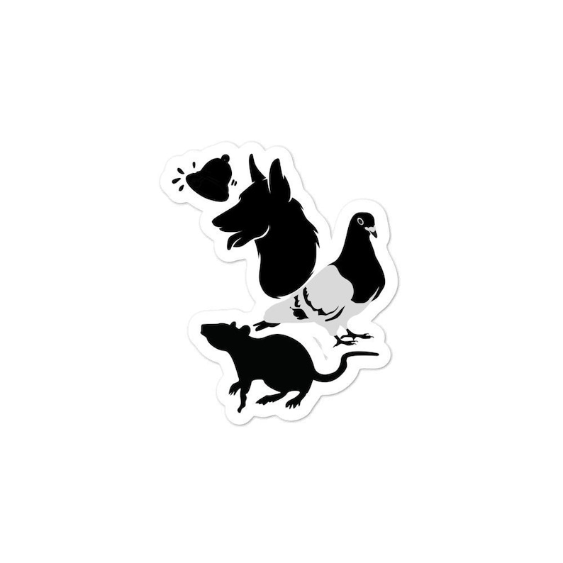 Behaviorism Pavlov/'s Dog Skinner/'s Pigeon Watson/'s Rat Bubble-free stickers