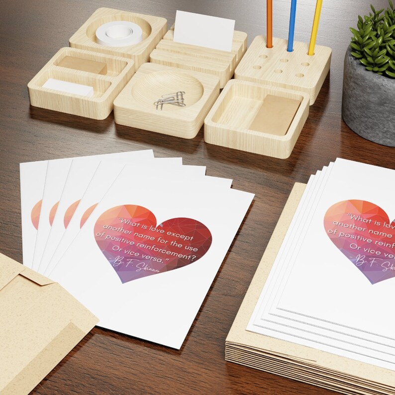 Love is Positive Reinforcement BF Skinner Valentine's Day Etsy