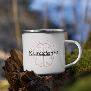 Neuroscientist Brain Gift Enamel Mug