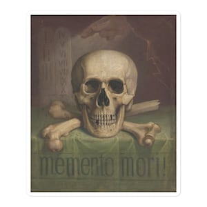 Memento Mori di Jozef Hanula Artwork Adesivi senza bolle