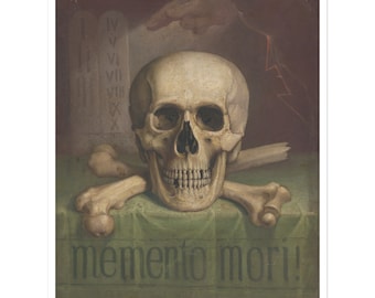Memento Mori by Jozef Hanula Artwork Bubble-free stickers