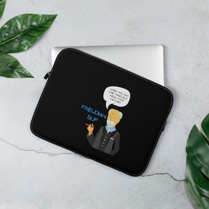 Freudian Slip Funny Psychology Your Mother Gift Laptop Sleeve
