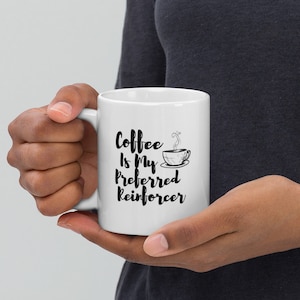 Koffie is mijn favoriete versterking koffieliefhebber mok