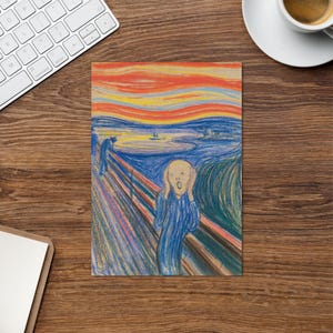 The Scream (1895) Edvard Munch Artwork Card