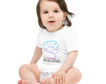 Brain Developing Neuroscience Baby short sleeve one piece