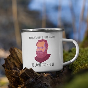 Ivan Pavlov&#39;s Beard Classic Conditioning Psychology Gift Enamel Mug