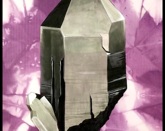 ART PRINT- 11X14 Inches- Smoky Quartz