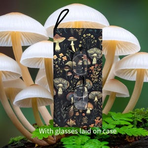 Mushroom Floral Phone Eyewear Case: Padded Phone Pouch image 8