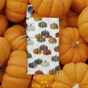Étui de téléphone en tissu automnal, Pochette rembourrée pour téléphone portable, Étui à lunettes, Étui à lunettes rembourré, Smartphone, IPhone, Samsung, tracfon, Motorola, LG