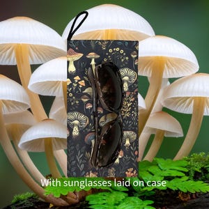 Mushroom Floral Phone Eyewear Case: Padded Phone Pouch image 6