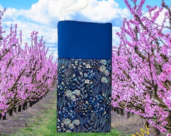 Flower Phone Eyewear Case, Padded Eyeglass Pouch, Phone Pouch, Eyeglass Case, iPhone, Samsung, Motorola, Tracfon, Alcatel, LG, Phone Holder