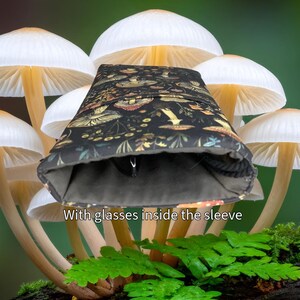Mushroom Floral Phone Eyewear Case: Padded Phone Pouch image 7