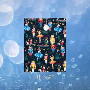 Christmas Nutcracker Book Sleeve: Padded Holiday eReader Protector (11x9)