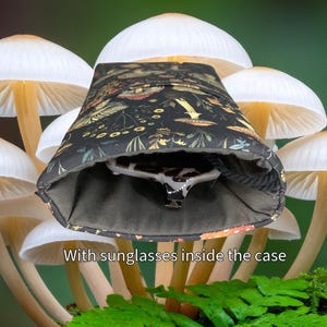Mushroom Floral Phone Eyewear Case: Padded Phone Pouch image 5