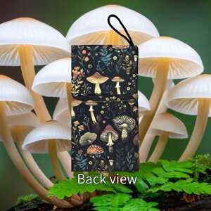 Mushroom Floral Phone Eyewear Case: Padded Phone Pouch image 2