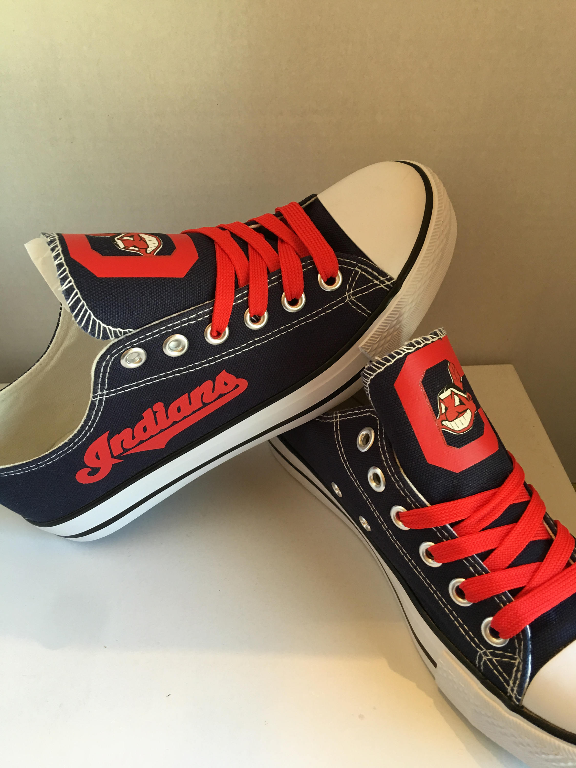 Cleveland Indian's women's Tennis Shoes Etsy