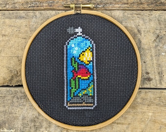 Open Water Scuba Diving Cross Stitch Pattern - PDF DOWNLOAD