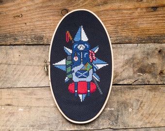 Thru-Hiker Backpacking Cross Stitch Pattern - PDF DOWNLOAD