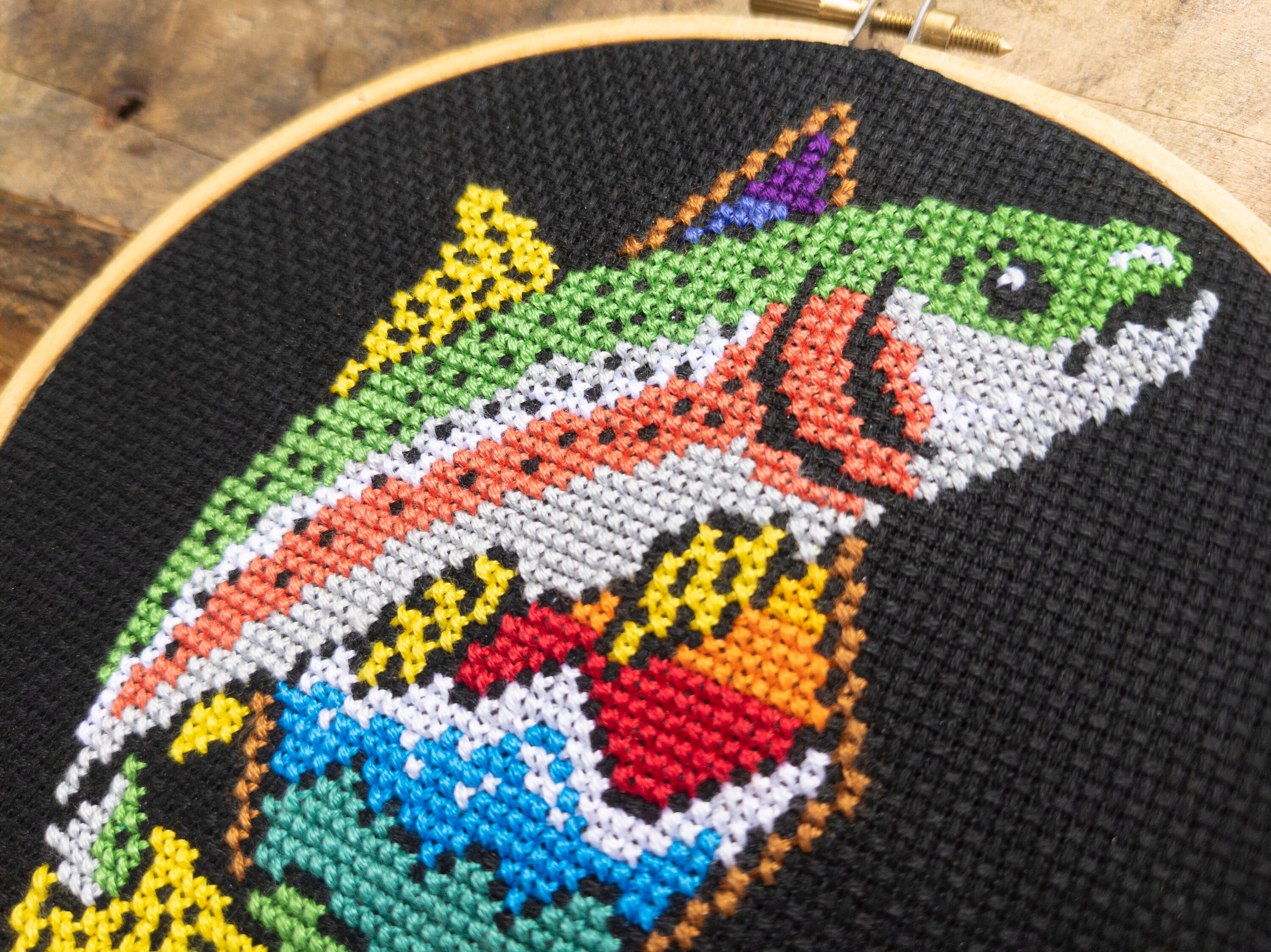Rainbow Trout Cross Stitch Pattern - PDF DOWNLOAD - Etsy, image size:3000x2247