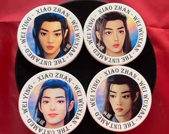 Xiao Zhan Wei Wuxian Wei Ying The Untamed CQL MDZS - Ceramic Coasters Paper Weight Set # 5
