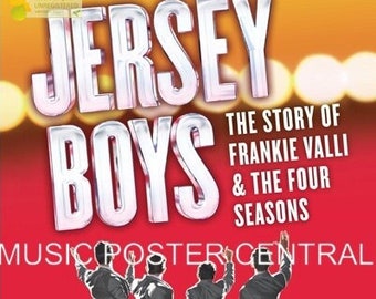 Musical de Broadway de los chicos de Jersey Póster