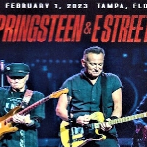 Bruce Springsteen & the E Street Band 2023 Tour Poster