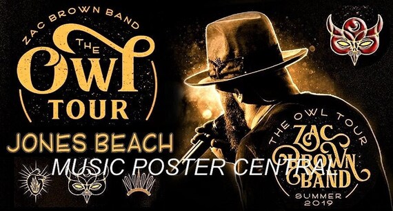 Zac Brown the 2019 Owl Tour Jones Beach 