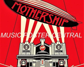 Led-zeppelin Mothership 11x17 Color Poster - Etsy