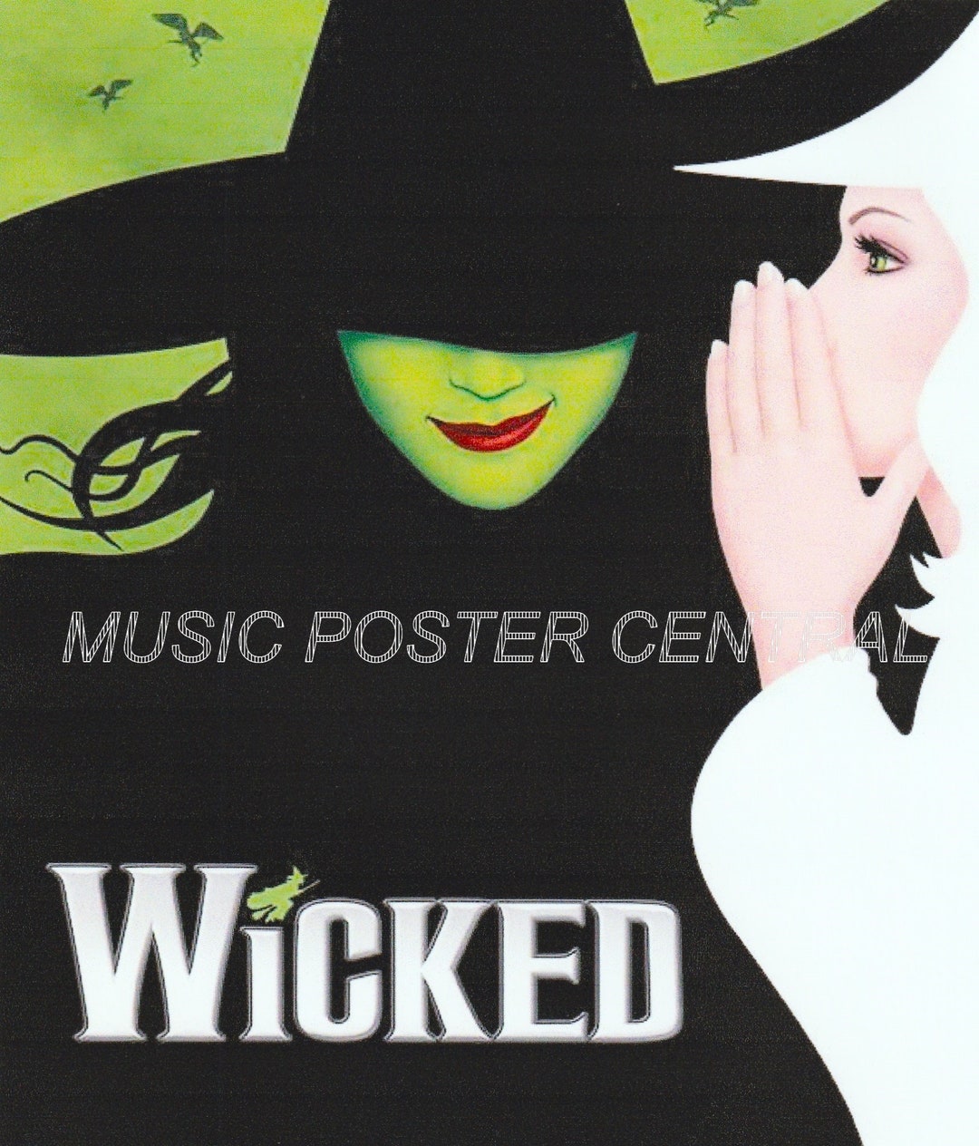 Wicked 2003 Broadway Musical Color Poster - Etsy