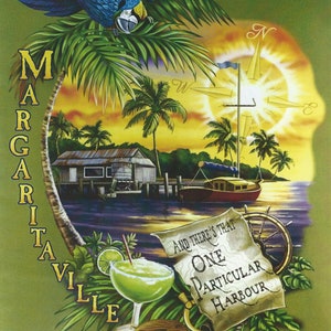 Jimmy Buffett 1983 One Particular Harbor 11 x 14 Poster
