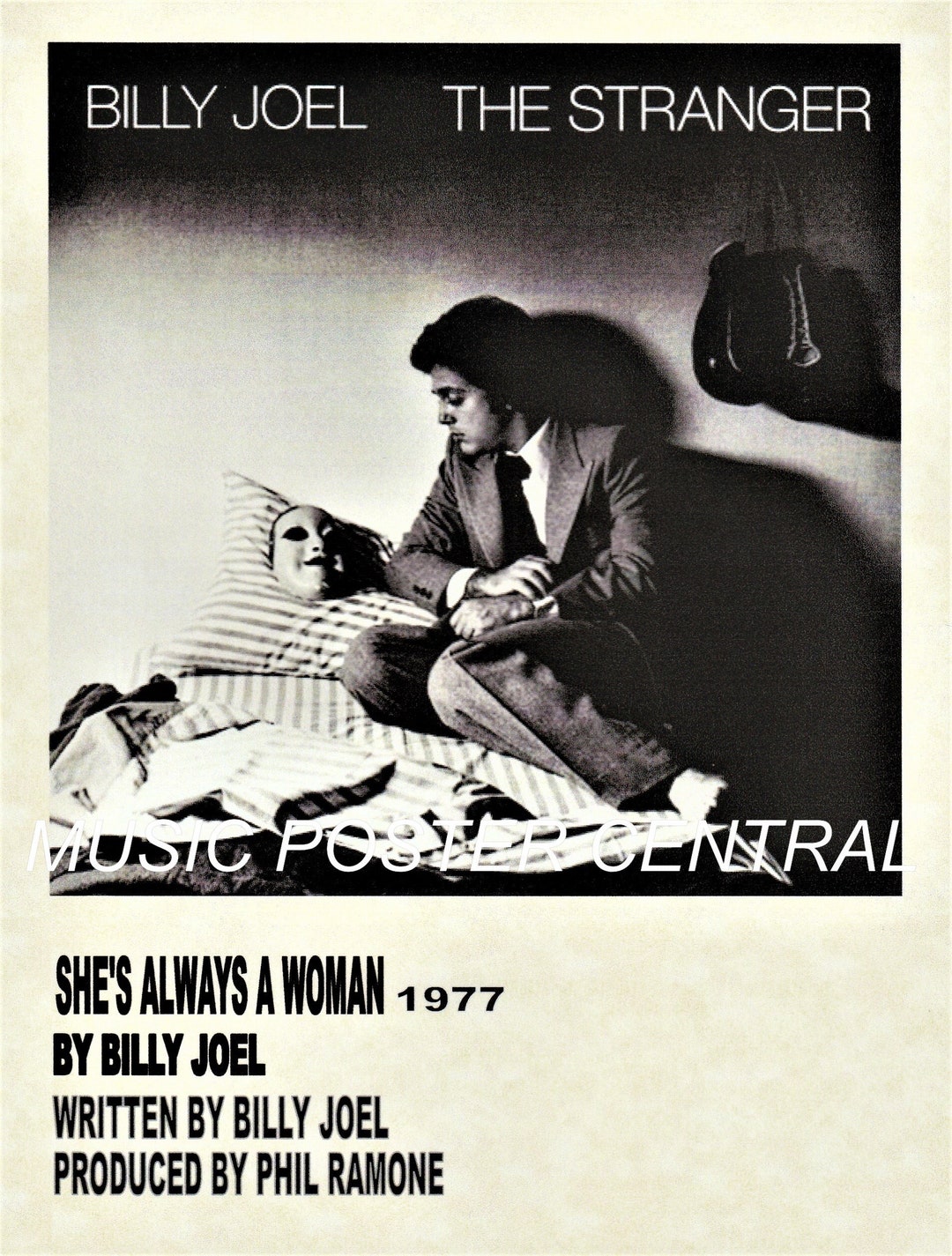 Billy Joel- the Stranger-she's ALWAYS A WOMAN 11X14 Poster - Etsy