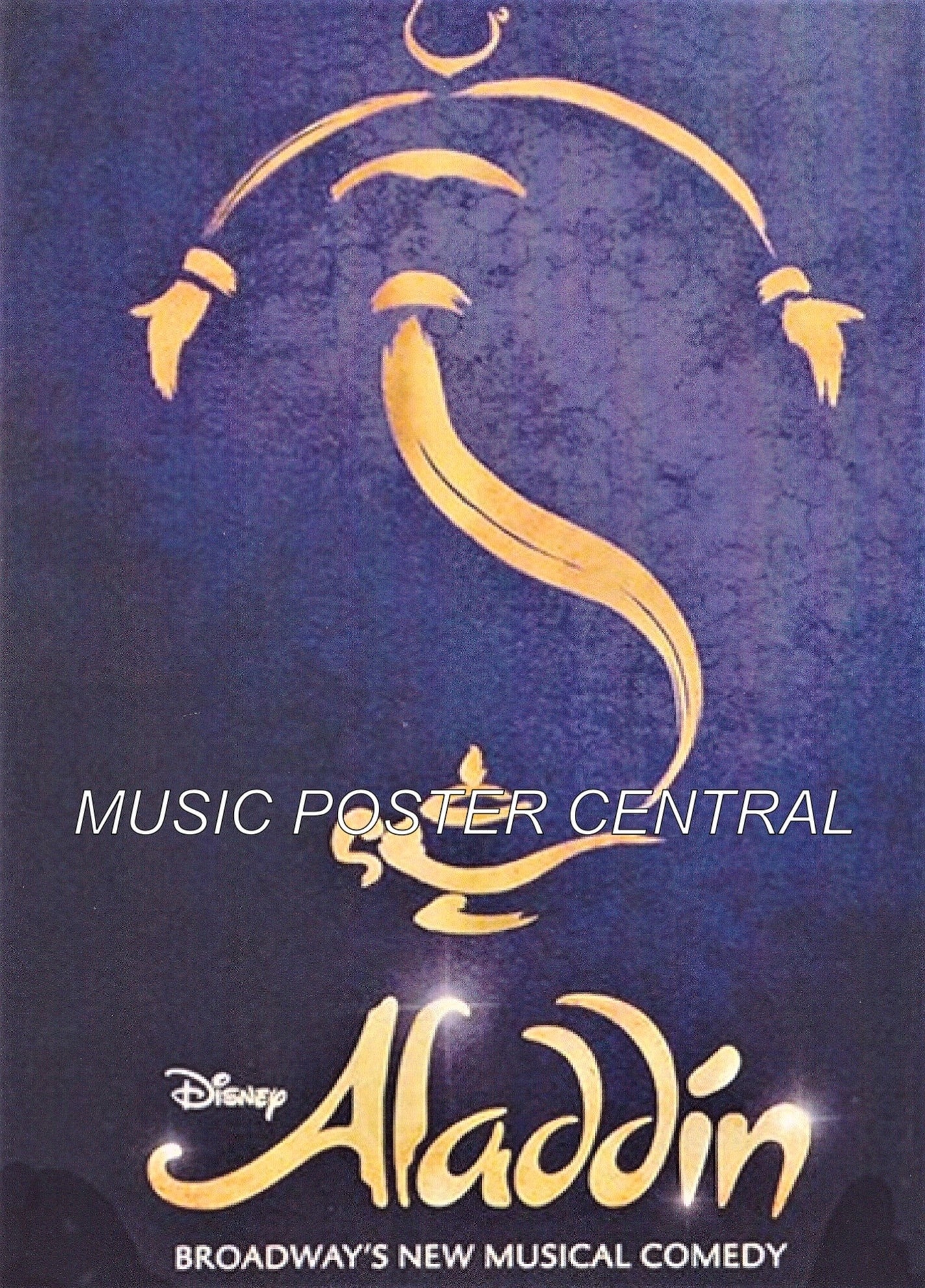 Aladdin Broadway Poster Etsy