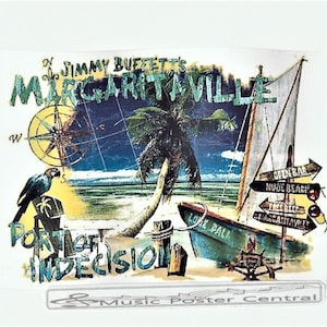 JIMMY BUFFETT Margaritaville Port of Indecision 11x17 Poster NEW
