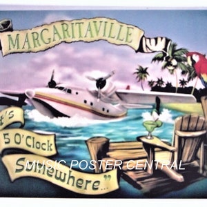Jimmy Buffett Margaritaville - "It's 5 O'Clock Somewhere 11x15 2003 Poster
