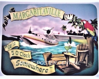 Jimmy Buffett Margaritaville - "It's 5 O'Clock Somewhere 11x15 2003 Poster