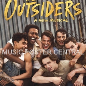The Outsiders Broadway Play Color Poster