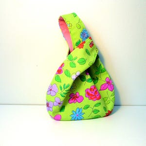 Knot Bag - Small -  Bold Spring Floral
