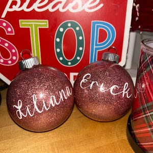 Custom Christmas Ornaments