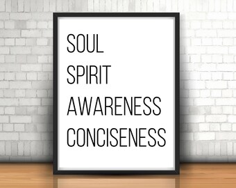 Soul Spirit Awareness Conciseness