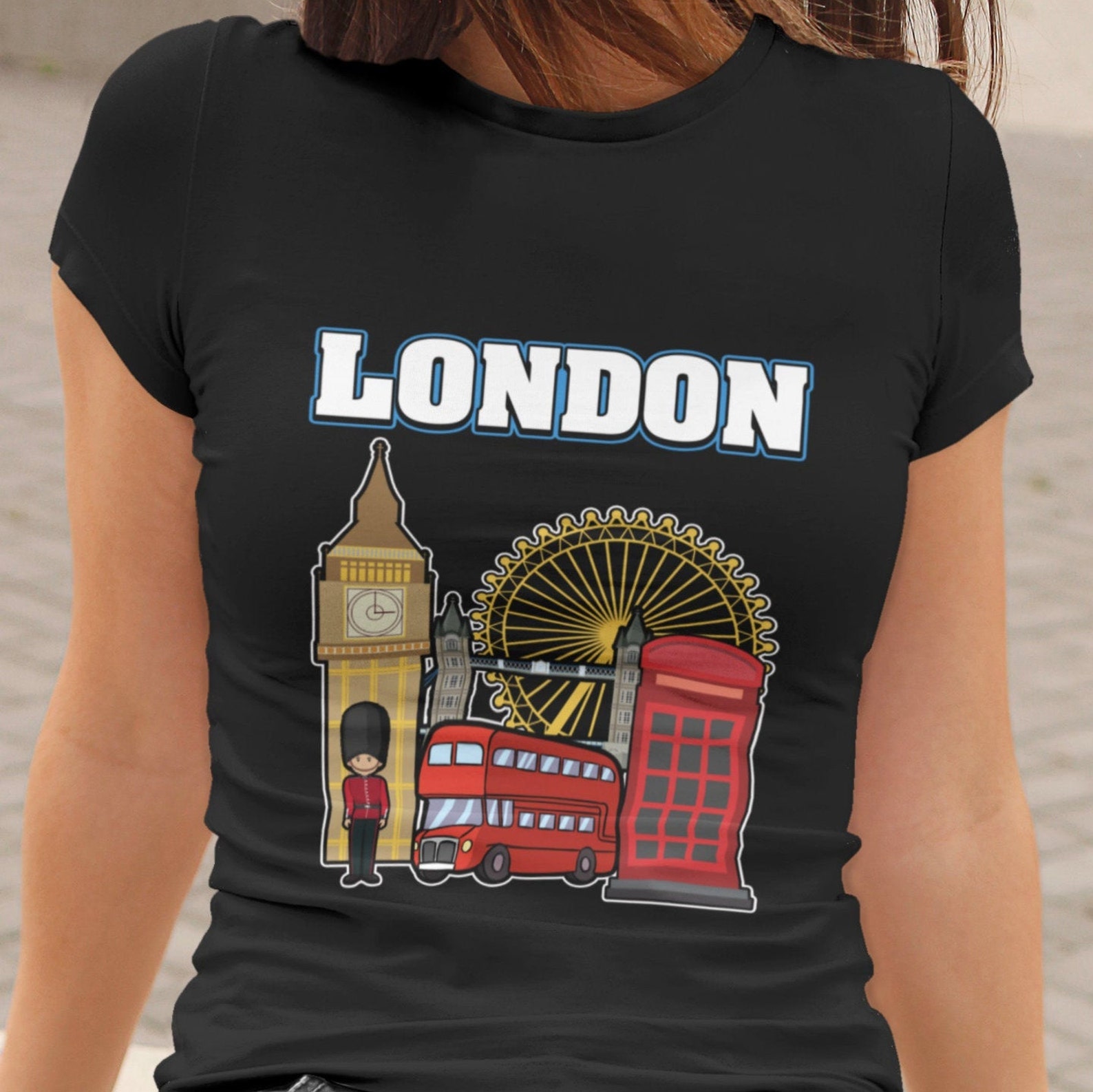 London Souvenir T-shirt London Vacation Souvenir Gift Gift - Etsy