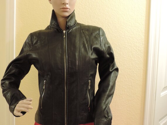 guess moto leather jacket
