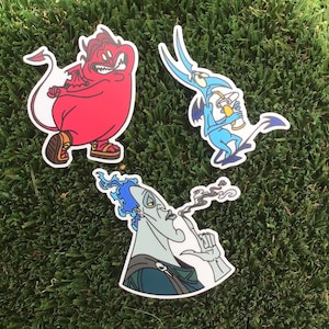 Hades and minions sticker set