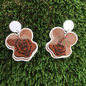 mouse ice cream sandwich stud earrings