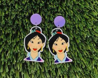 Mulan stud earrings