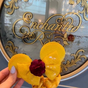 Belle inspired scrunchies
