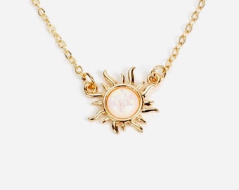 Tangled Sun Necklace