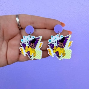 Powerline singer stud earrings